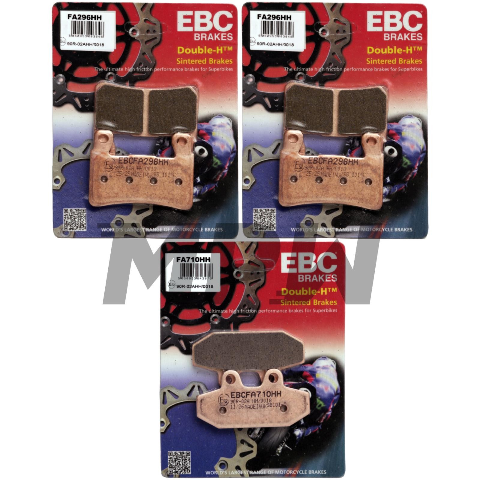 HARLEY Softail FXFBS Fat Bob 107&114 18-23 EBC HH Sintered Brake Pads Front&Rear