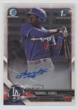 2018 Bowman Chrome Prospect Auto Ibandel Isabel #CPA-II Auto 7eo