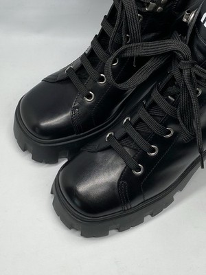 Miu Miu Block Heel Platform Combat Boots size 41 | eBay