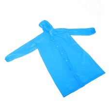  Tuta antipioggia uomo impermeabile cappotto lungo poncho leggero con cappuccio