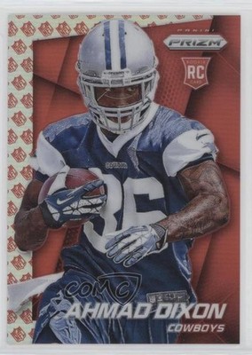 2014 Panini Prizm NFL Logo 35/75 Ahmad Dixon #209 Rookie RC Shield 3n1