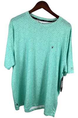 Spyder Men's Standard Quick Dry Short Sleeve Solid Rashguard Teal