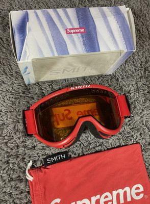 Supreme x Smith Red Ski Snowboard Goggles FW15 Limited Collab New 2026