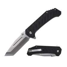 8.35" Tac-Force Spring Assisted Knife w/G10 Handle Low Carry Pocket Clip