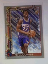 VJ Edgecombe Rookie Grey/Silver Glitter Parallel 2025 Topps Holiday Basketball