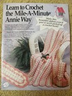 Learn to Crochet the Mile-A-Minute Annie Way Annie’s Attic Afghans & Tote Bag — photo 1