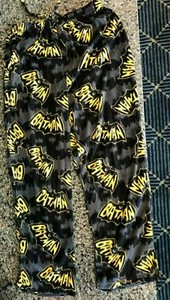 Batman ‘66 Logo Pajama Pants Sleep Lounge Bottoms Mens Size - Large
