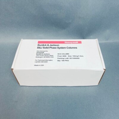 Honeywell B&J Solid Phase SCX Column 100 mg / 1.5 ml Pack of 100 Columns