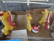 Vintage Musical Mobile by Eden "Giraffes" You Are My Sunshine, Tested Works