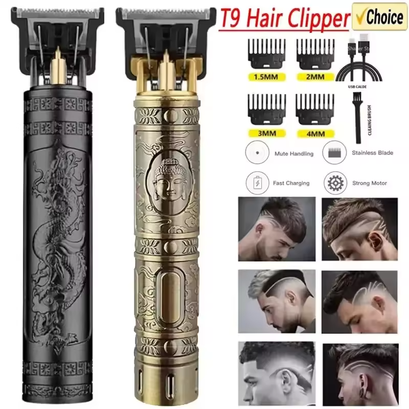 Professional Hair Clippers Trimmer Cutting Beard Cordless Barber Shaving Machine