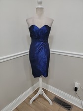 Alfred Angelo Womens Prom Bridesmaid Formal Evening Dress Iredesent Taffeta NWT