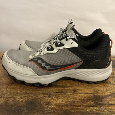 Saucony Aura TR Sneakers & Athletic Trail shoe Man's size 12 W Grey