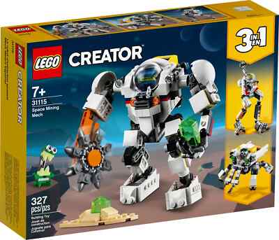 Lego Space Mining Mech 31115 Creator Minifigure Building Set
