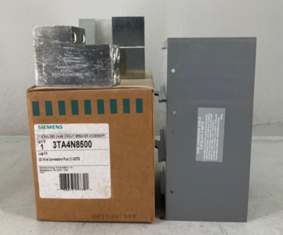NEW SIEMENS 3TA4N8500 LUG KIT WITH BARRIER 3P FOR N FRAME