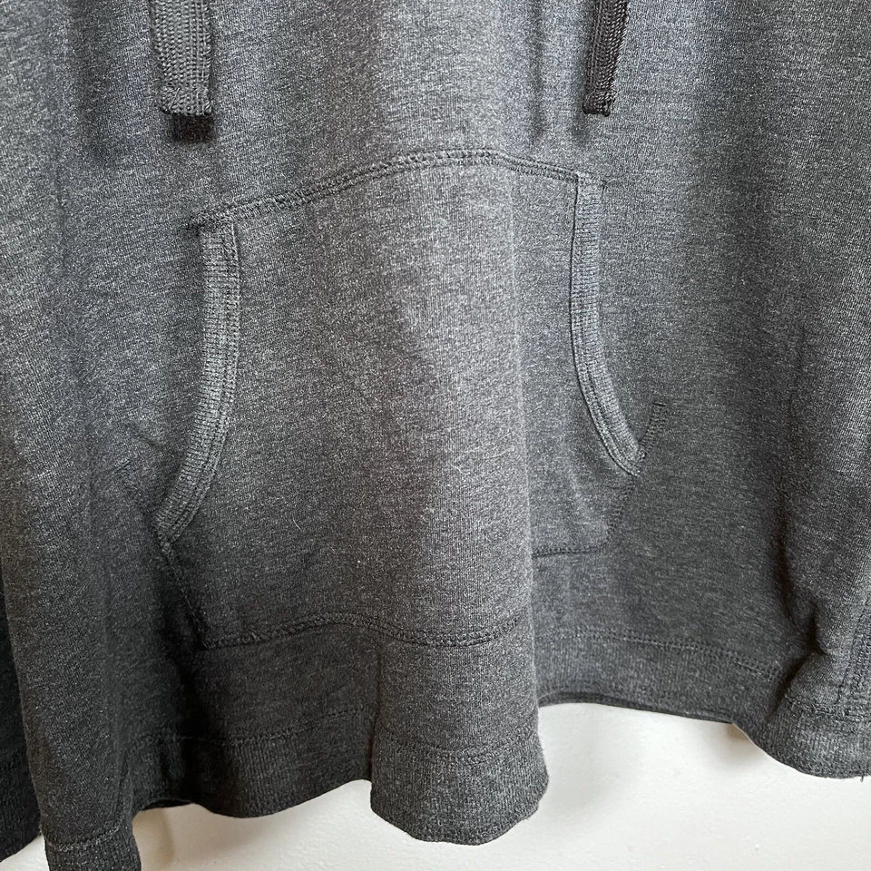 Sudadera pulóver de punto gris té verde con bolsillo canguro para mujer XXL Foto 2 de 4