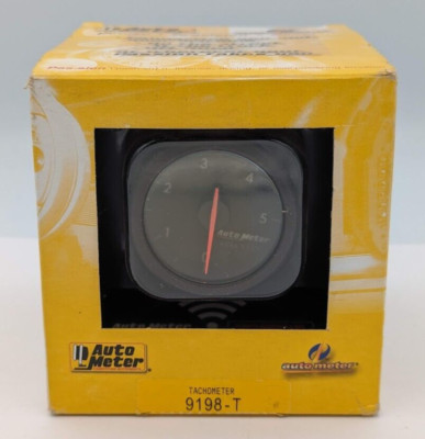 Auto Meter 9198-T 2-1/16'' Tach, 0-5,000 RPM, Airdrive, Black