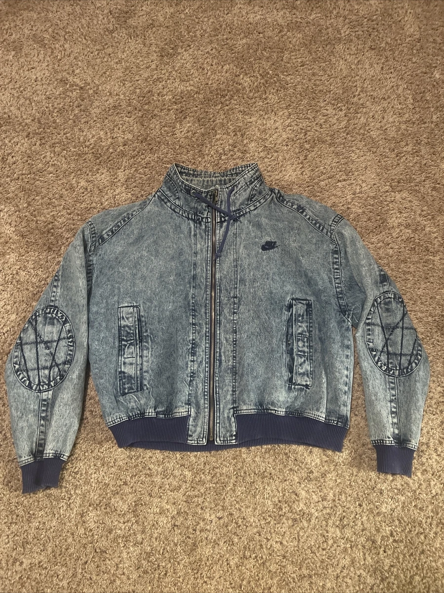 Vintage nike shop denim jacket