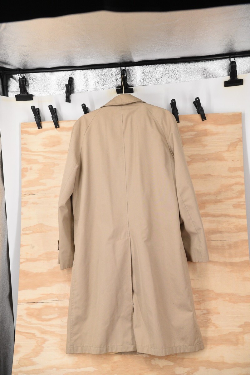 【超美品⭐️】ALL COMES FROM NOTHINGトレンチコート Vintage Bentley of London Tan Trench Rain Coat Zip Out