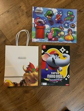 Super Mario Bros Wonder Stickers Gamestop Preorder Bonus Mario Luigi Peach Daisy
