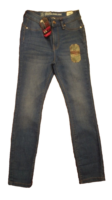 NO BO NO BOUNDARIES JUNIORS WOMENS HIGH RISE SCULPTING SKINNY CROP SIZE 3 NEW NW