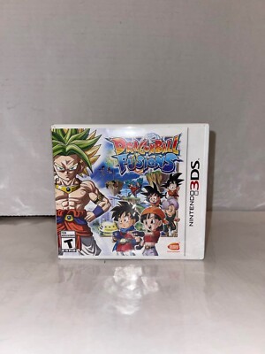 DRAGON BALL FUSIONS - Nintendo 3DS COMPLETE TESTED - Authentic CIB