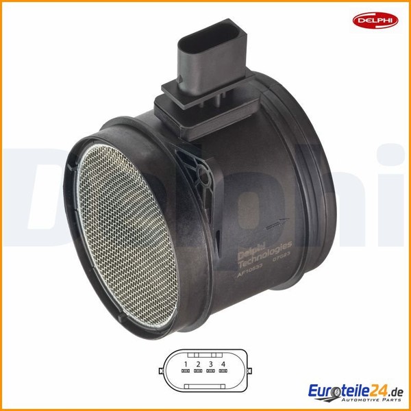 Luftmassenmesser Delphi AF10533-12B1 FüR Bmw X3 5Er X5 3Er-image