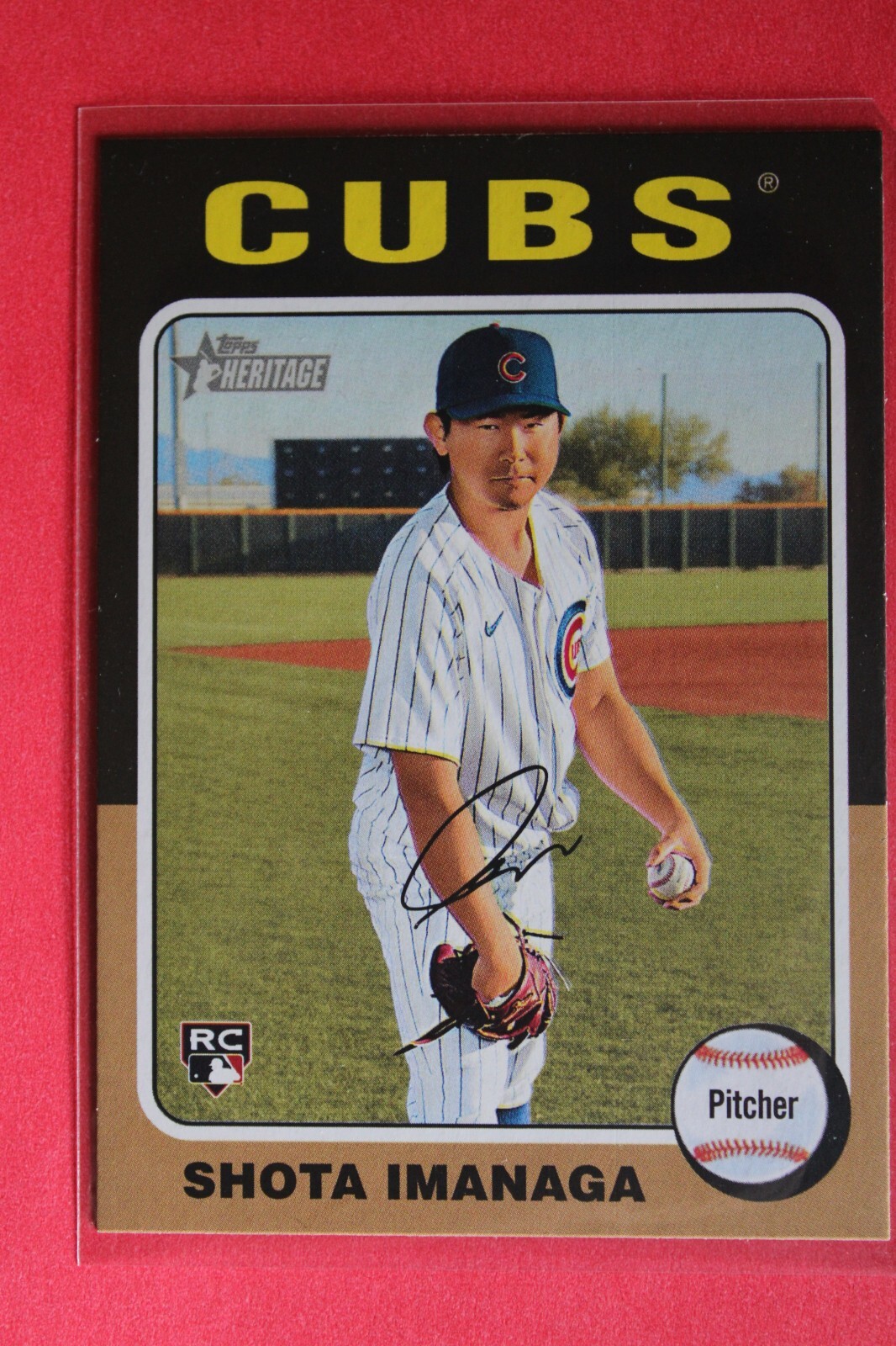 2024 Topps Heritage High Number #564 SHOTA IMANAGA RC ROOKIE CHICAGO CUBS