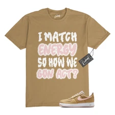 Air Force 1 Linen Canvas White Atmosphere T Shirt Match MATCH