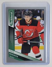 Nico Hischier Base Silver Parallel 2019-20 Parkhurst Upper Deck Hockey Card #190