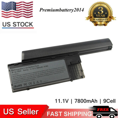 9 Cell Laptop Battery for Dell Latitude D620 D630 D631 D640 PC764 TC030 M2300 US