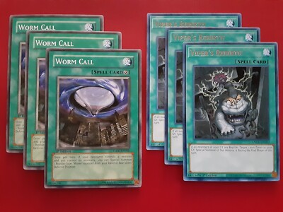 Yu-Gi-Oh! Worm Deck - 42 Card Reptile Tournament Ready Budget Deck With King & Queen