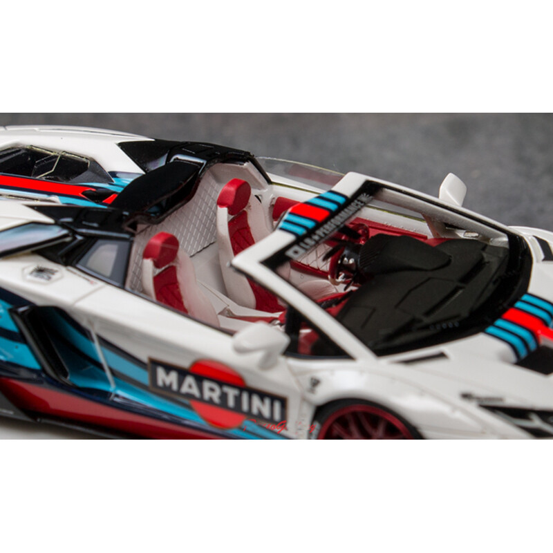 Fuelme 1:43 LB WORKS 50th LAMBORGHINI AVENTADRO LP700-4 MARTINI