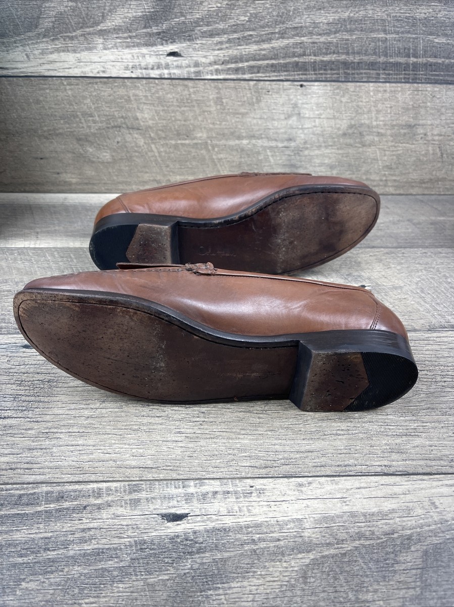 Cole Haan Men Brown Leather Pinch Classic Maine Tassel  display picture 1