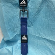 Adidas Performance Adjustable Baseball Belt ADULT Sz 32"-46" Royal Blue