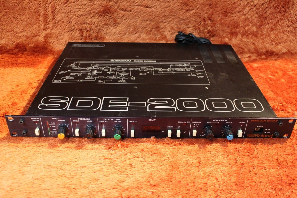 USED Roland SDE-2000 SDE 2000 Digital Delay Rack Effect USED Roland SDE-2000 SDE 2000 Digital Delay Rack Effect