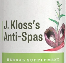 J KLOSS'S ANTI-SPAS - Optimal Muscle Tension & Nerve Health Formula Tincture USA