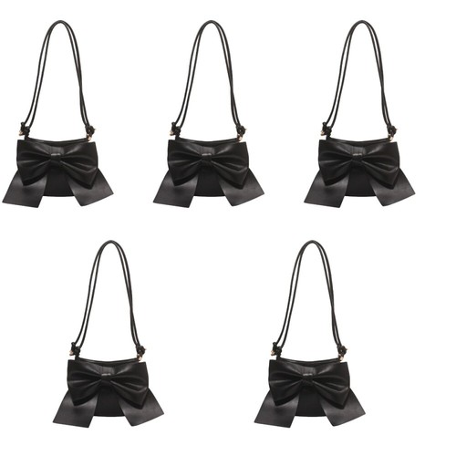 5 Count Bow Underarm Bag Cute Purse Women Crossbody Shoulder Miss - Picture 3 of 12