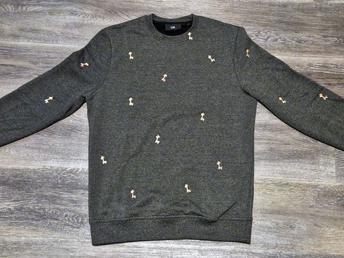 Sweatshirt Damen Gr. M mit Giraffen Anhägern
