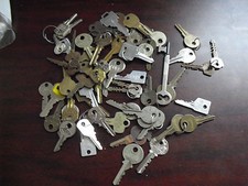 Large Lot of Vintage Metal Lock Keys