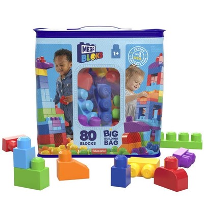 MEGA BLOKS Fisher-Price Big Building Blocks Bag, Toddlers BRAND NEW IN BOX