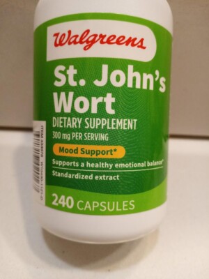 Walgreens-St. Johns Wort Capsules (Exp.03/26)-Special bonus buy! Mood Enhancer!