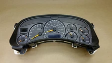 99-02 SILVERADO SIERRA 7 GAUGE INSTRUMENT CLUSTER SPEEDOMETER REMAN TRANSMISSION