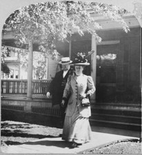 Politician William Howard Taft Wife Helen Herron Taft After Leavin- Old Photo