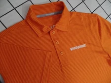 Whataburger Uniform Employee Embroidered Orange Polo Men's Size SMALL