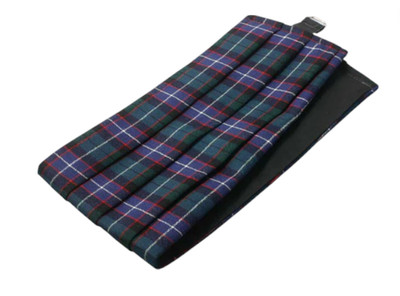 100 % Wolle traditioneller schottischer Tartan Kummerbund - MacK-MacT TARTANS