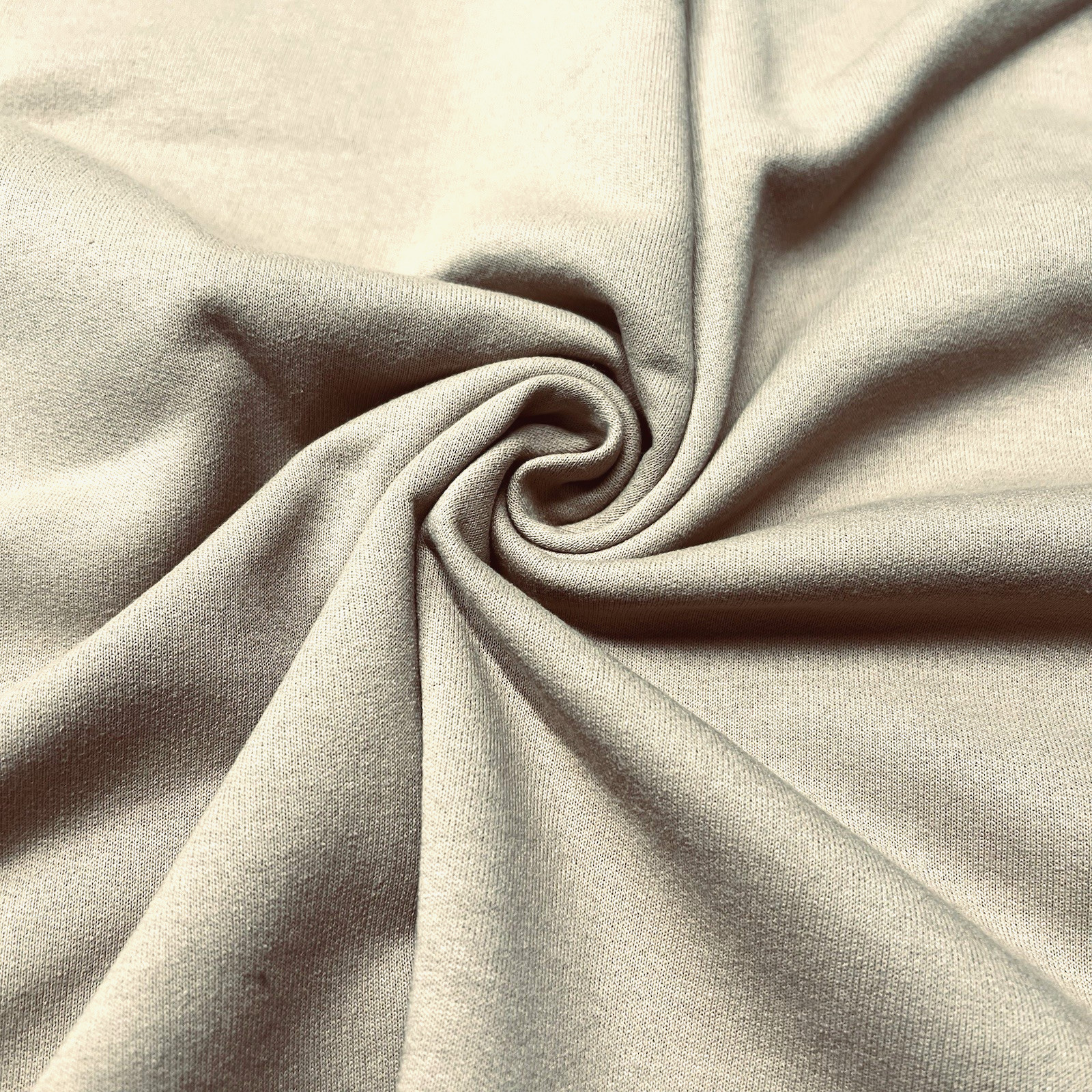 Sweatshirt Khaki Fabric Cotton/Poly Blend 62