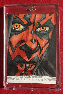 DARTH MAUL - Topps 2023 Star Wars Masterwork Sketch Card      1/1