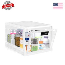 Medicine Lock Box for Safe Medication, Material Lockable Storage Box Locking...