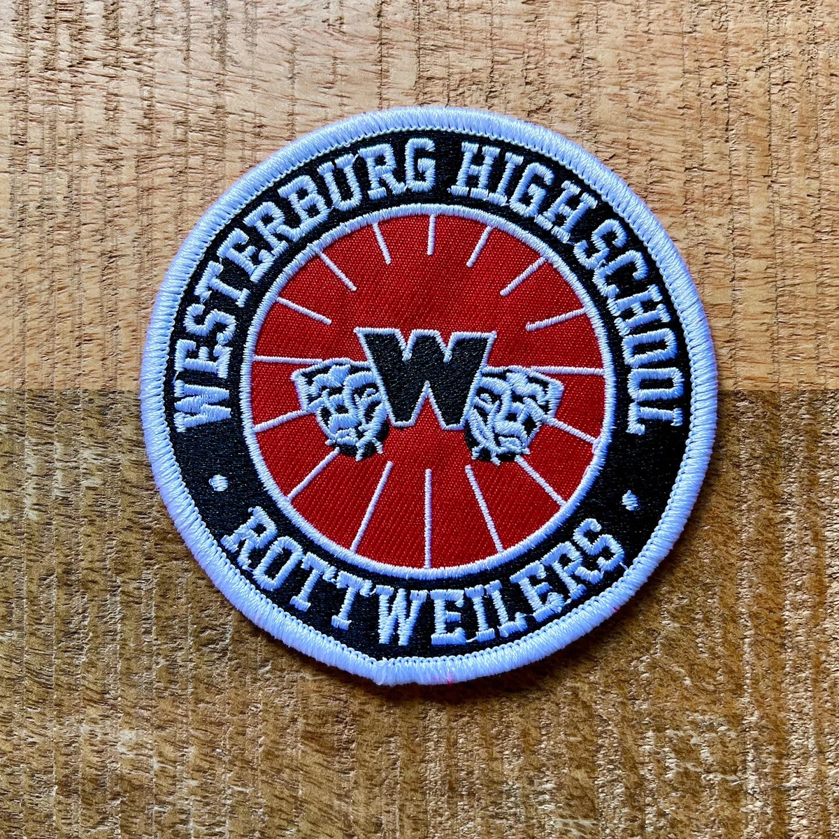 Heathers Westerburg High School Rottweilers Embroidered Patch Uniform Iron On