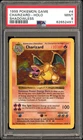1999 POKEMON GAME BASE SET CHARIZARD-HOLO SHADOWLESS #4 PSA 9